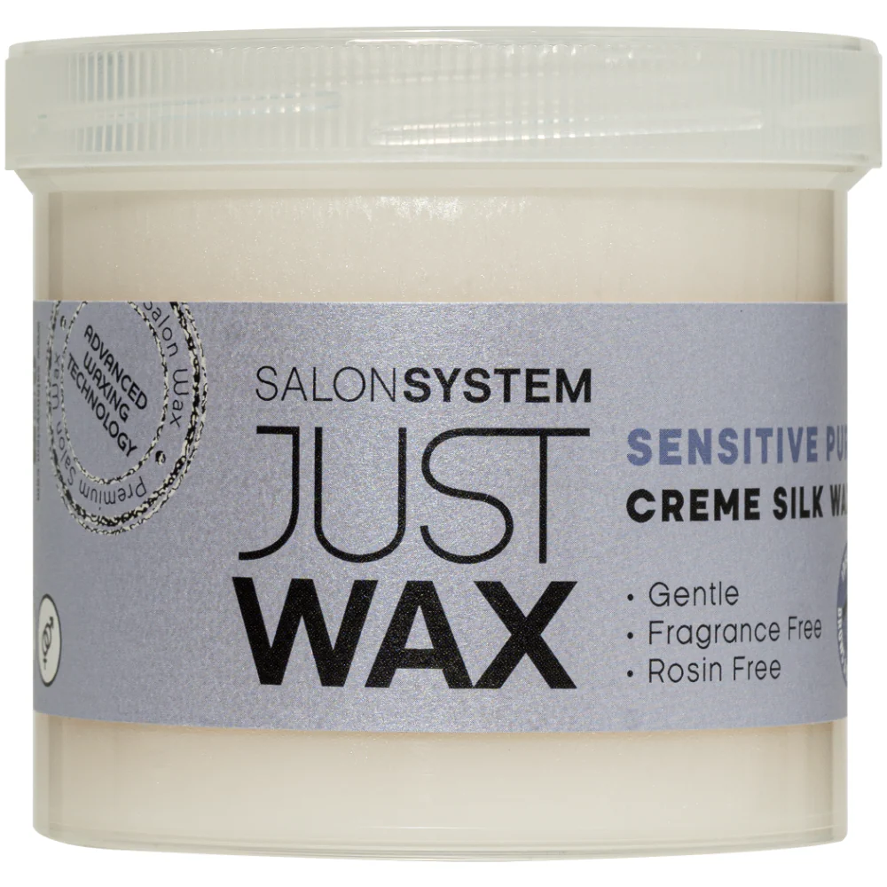 Salon System Just Wax Sensitive Pure Creme Silk Wax 425g