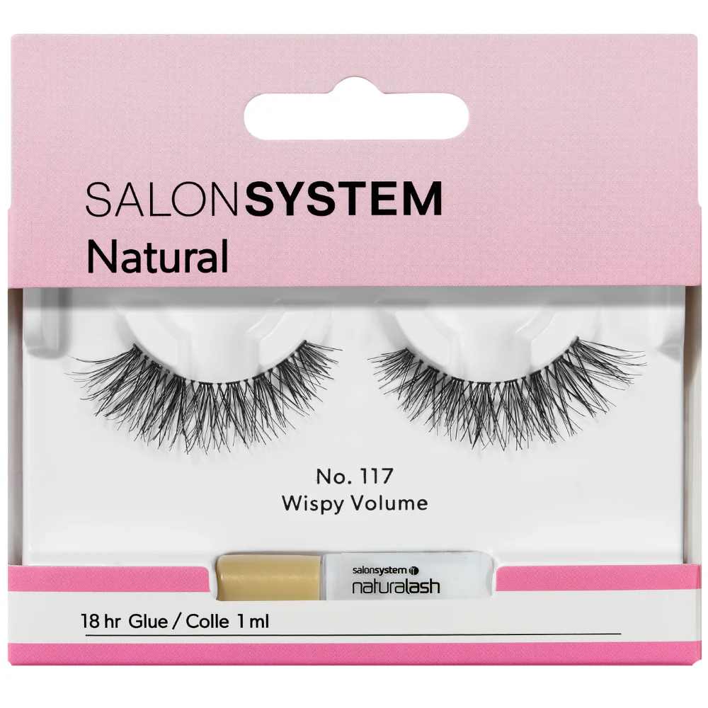 Salon System Naturalash Strip Lashes Black 117