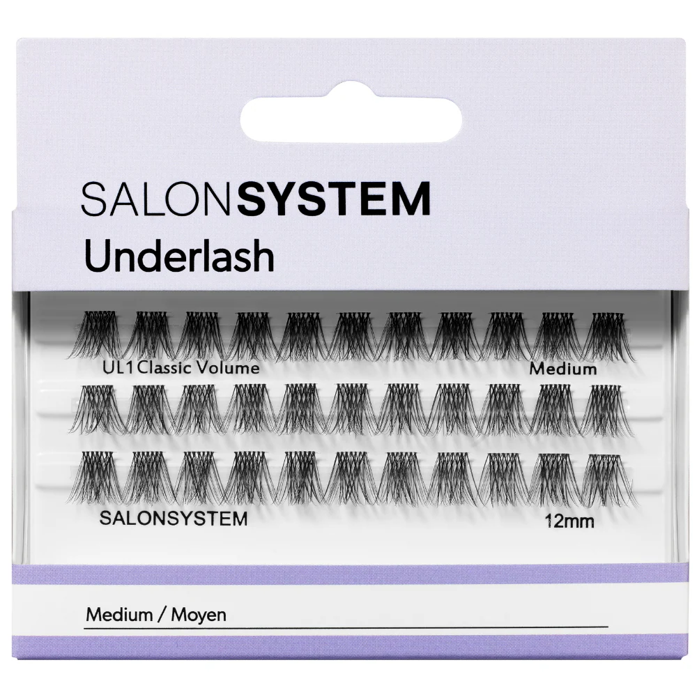 Salon System Underlash UL1 Classic Volume Medium Individual Lashes Black