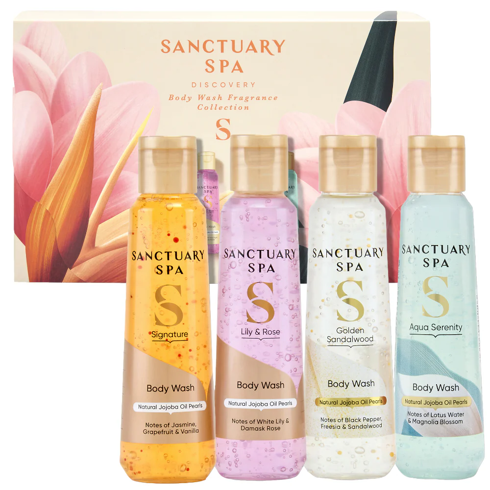 Sanctuary Spa Body Wash Fragrance Collection Gift Set