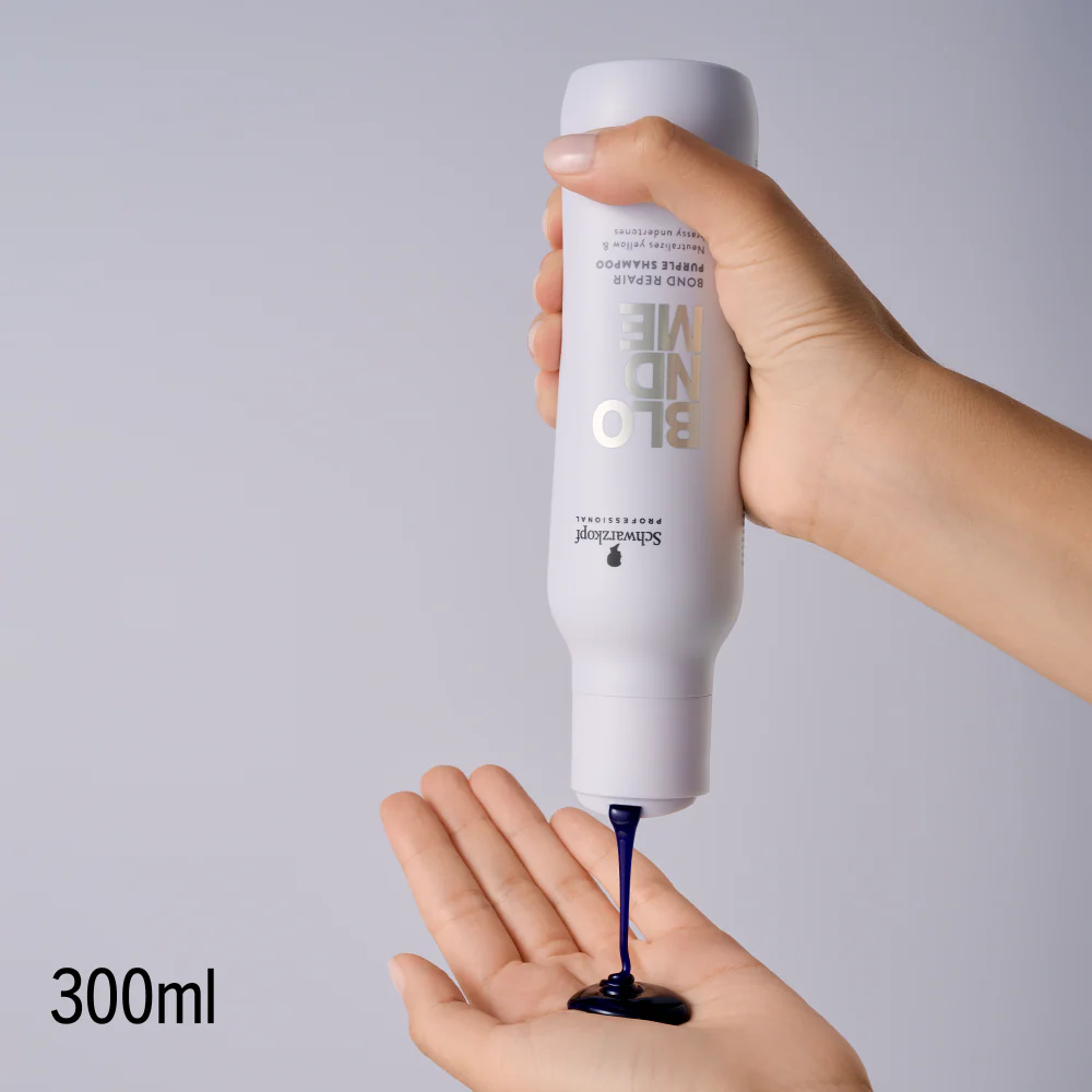 Schwarzkopf Professional BlondMe Bond Repair Neutralising Purple Shampoo 300ml - Image 4