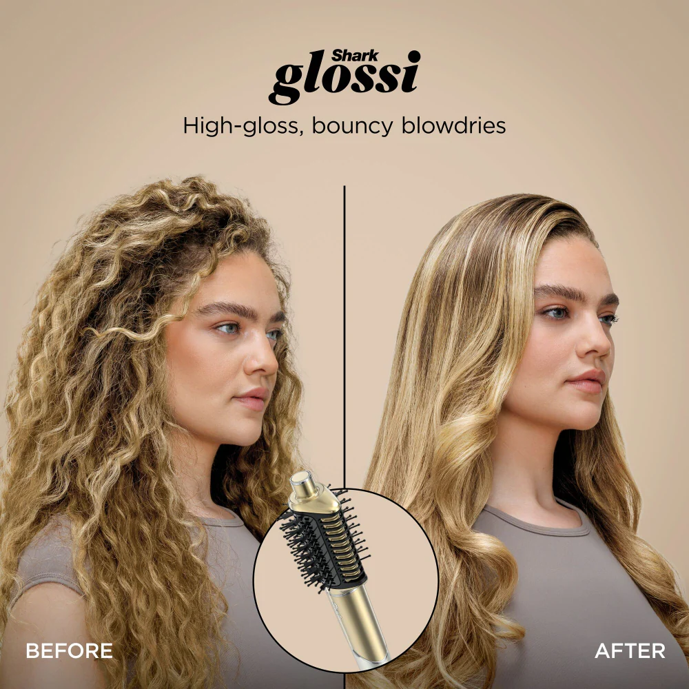 Shark Beauty Glam Ceramic & Air Styling Drying System with Diffuser Gold - Image 7