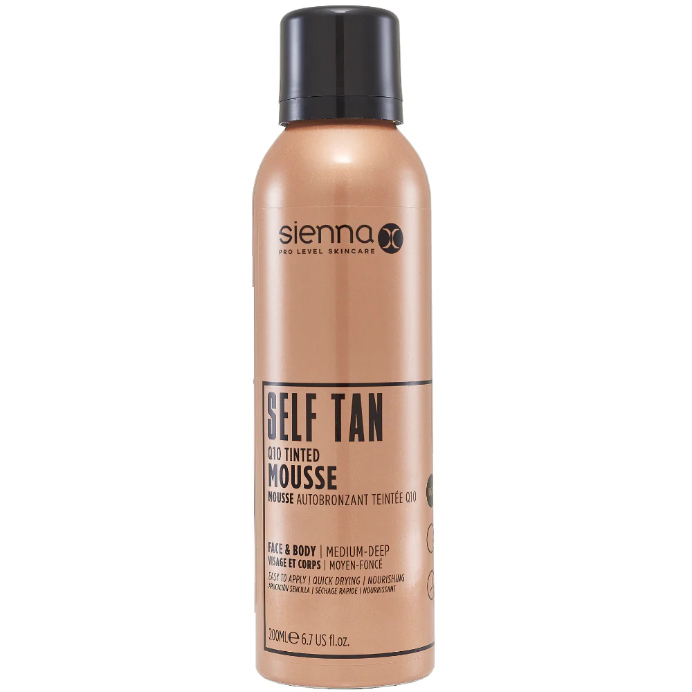 Sienna X Q10 Tinted Self Tan Mousse 200ml