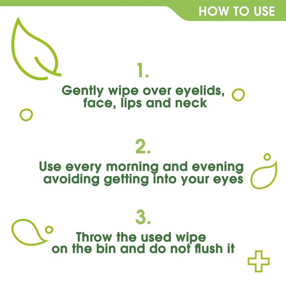 Simple Kind To Skin Biodegradable Exfoliating Face Wipes Pack of 20 - Image 3