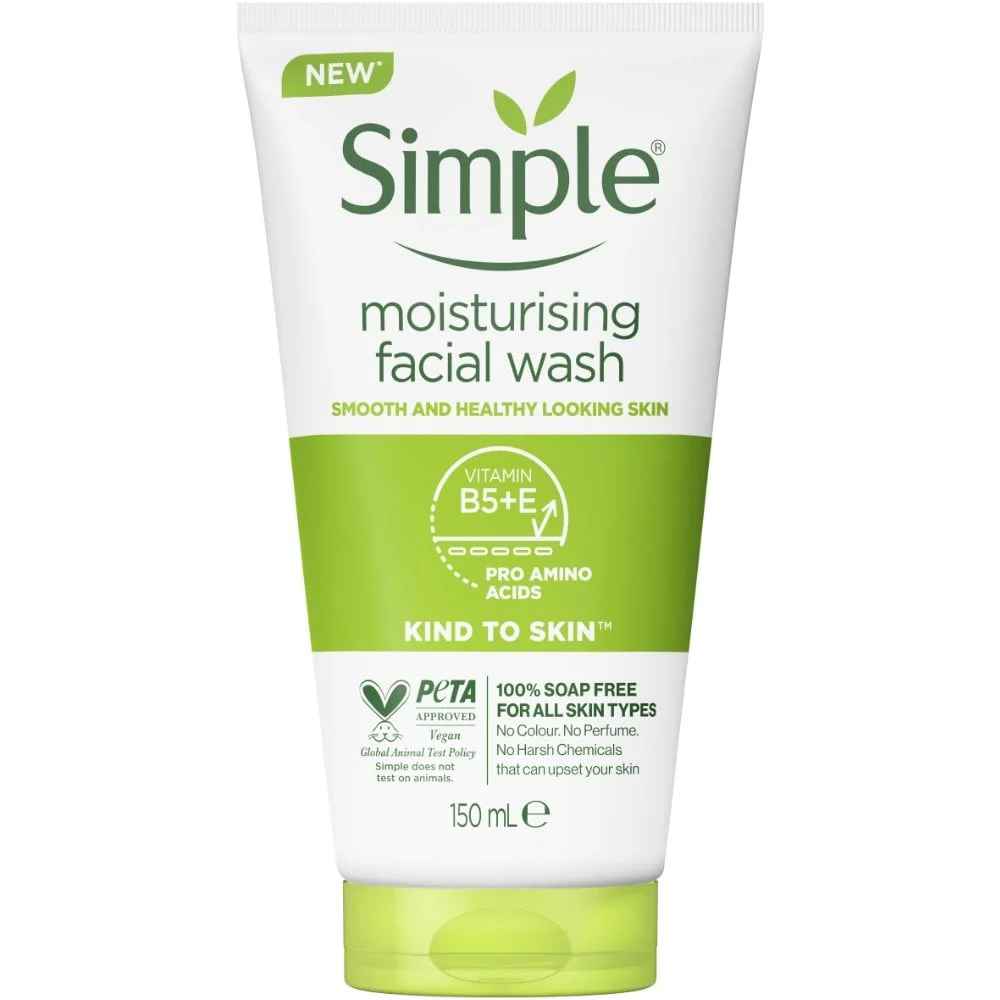 Simple Kind To Skin Moisturising Facial Foam Wash 150ml