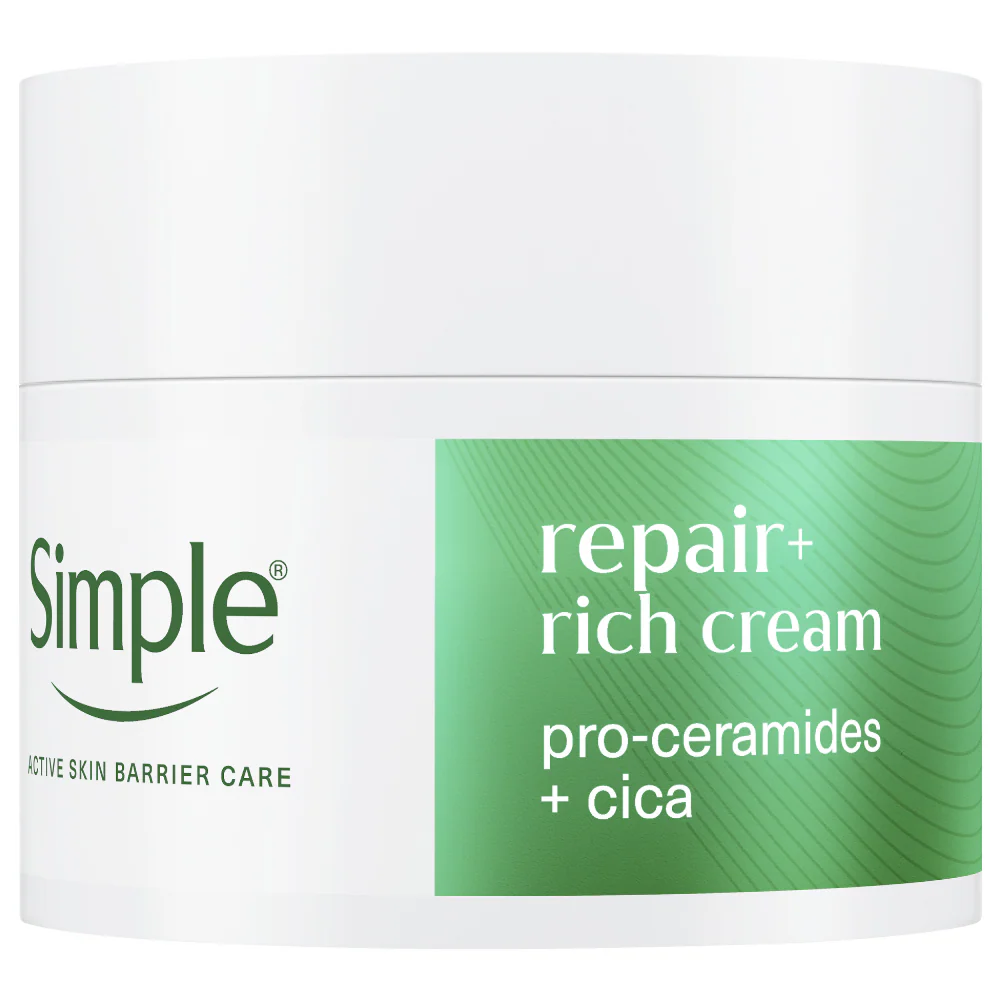 Simple Repair+ Pro-Ceramides Replenish Rich Cream Facial Moisturiser 50ml