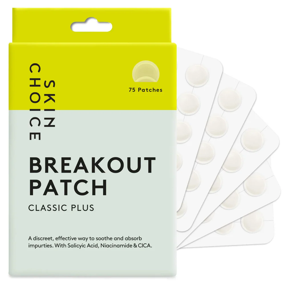 Skin Choice Breakout Classic Plus Spot Pimple Patches with Salicylic Acid & Niacinamide x75