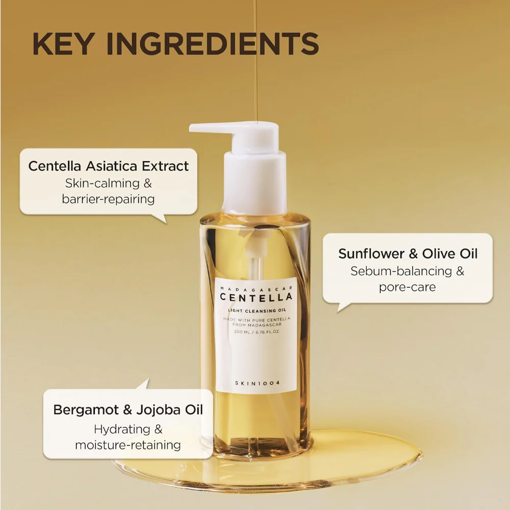 Skin1004 Madagascar Centella Light Cleansing Oil 30ml - Image 3