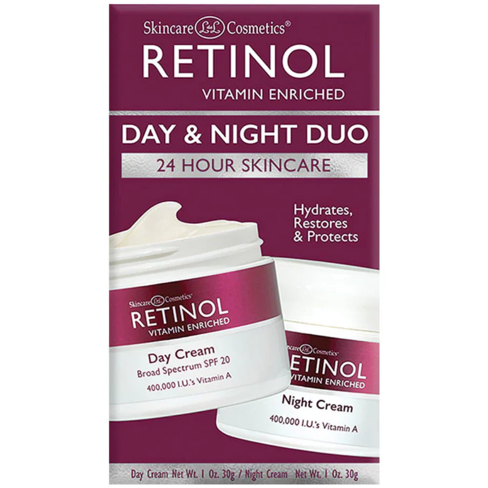 Skincare Cosmetics Retinol Day & Night Duo 2 x 30g