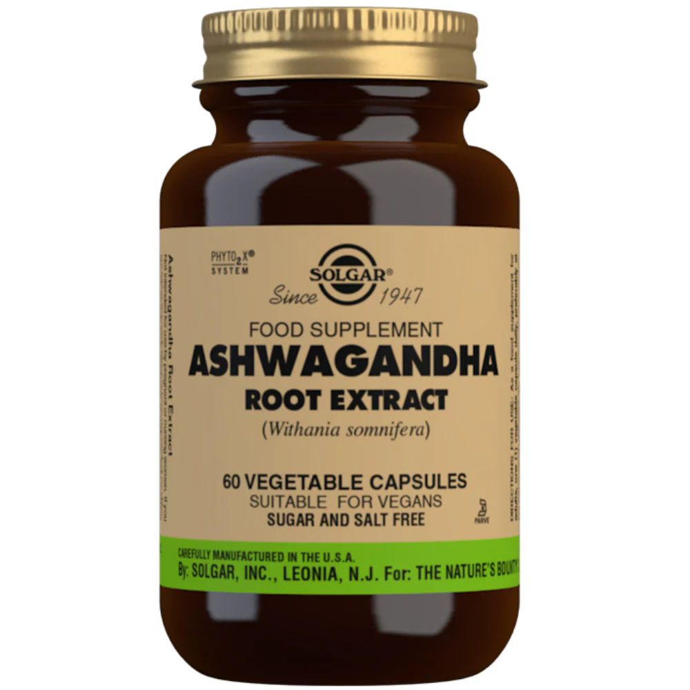 Solgar Ashwagandha Root Extract 60 Vegetable Capsules
