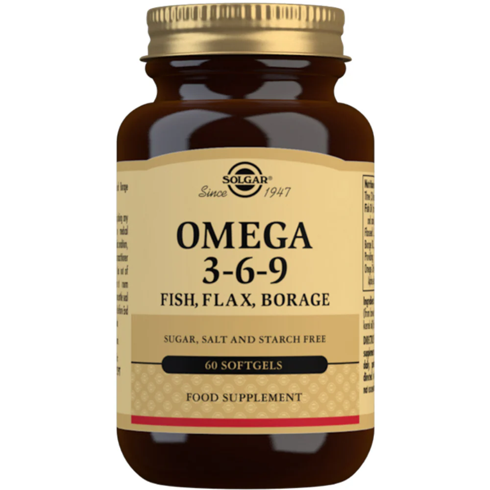 Solgar EFA 1300mg Omega 3-6-9 60 Softgels