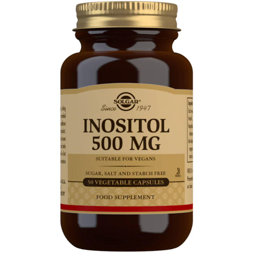 Solgar Inositol 500 mg 50 Vegetable Capsules