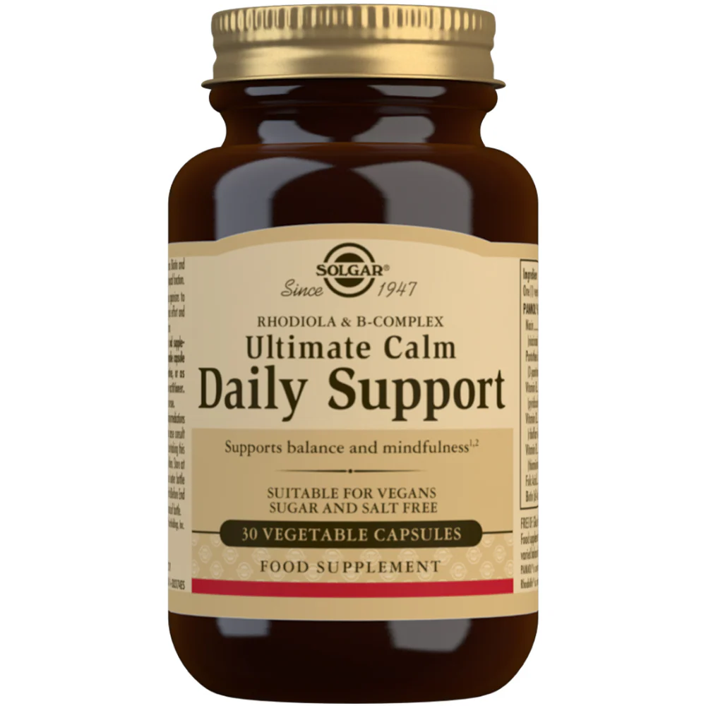 Solgar Ultimate Calm Daily Support 30 Vegetable Capsules