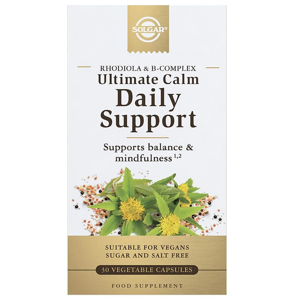Solgar Ultimate Calm Daily Support 30 Vegetable Capsules - Image 2