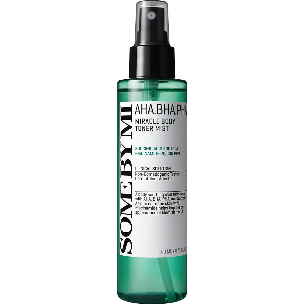 Some By Mi 30 Days AHA, BHA, PHA Miracle Body Toner Mist 140ml