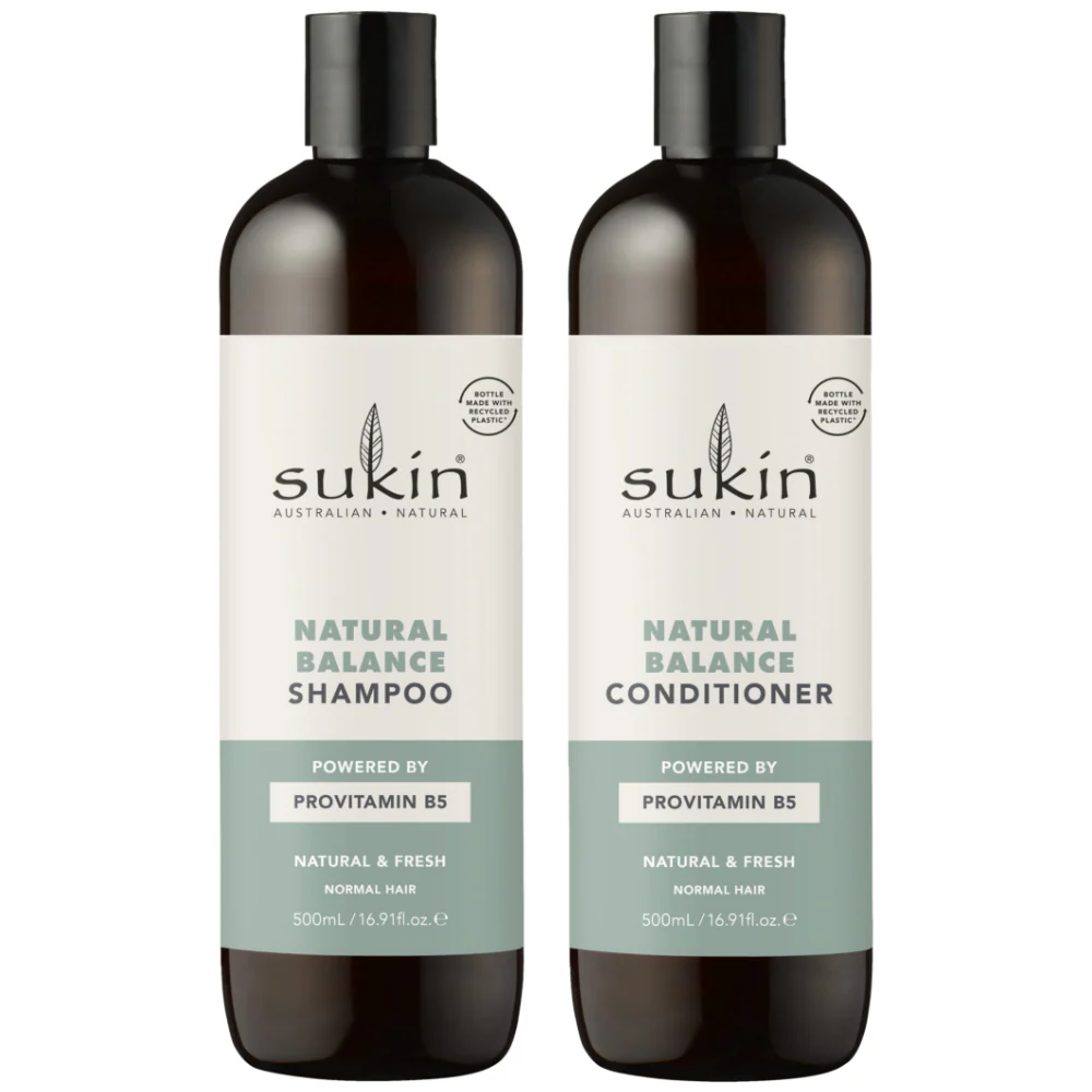 Sukin Natural Balance Shampoo & Conditioner Twin 2 x 500ml