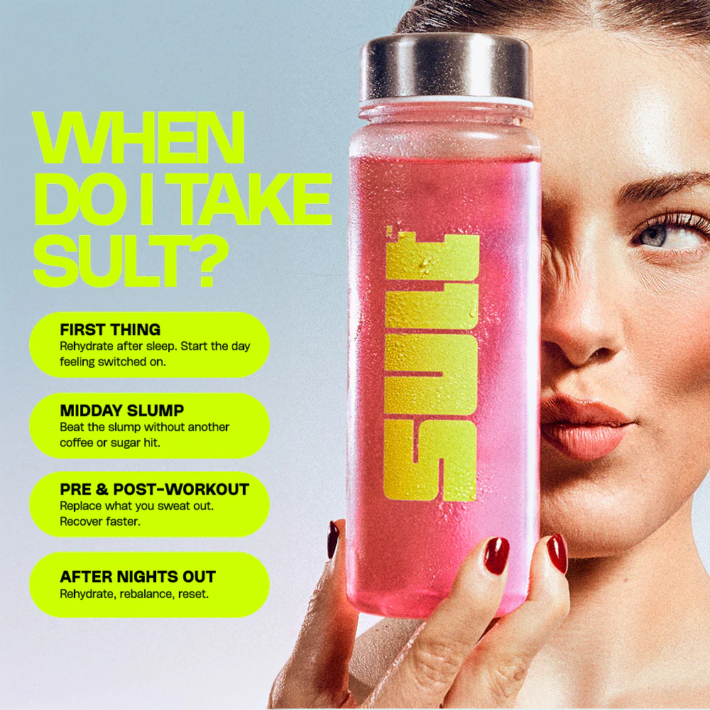 SULT Electrolyte Hydration Powder Supplement Mango Tropical x26 - Image 12