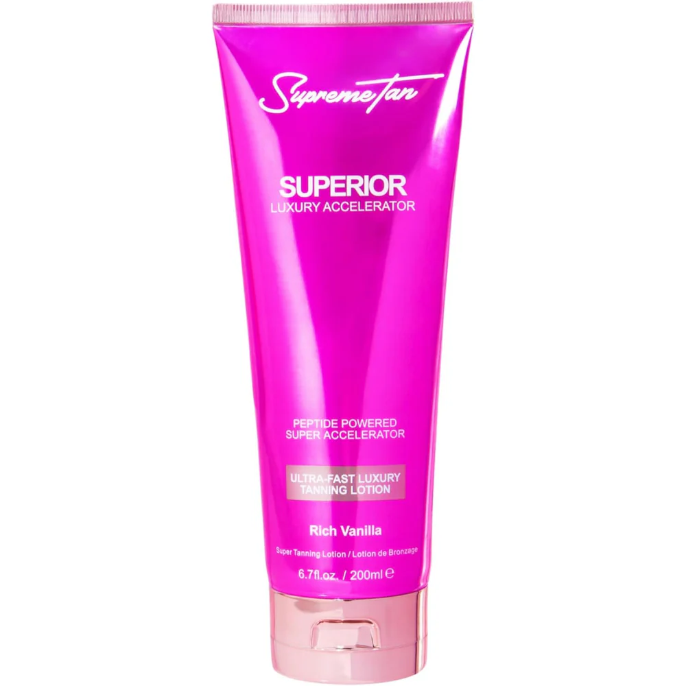 SupremeTan Superior Peptide Powered Ultra-Fast Luxury Tanning Accelerator Lotion 200ml