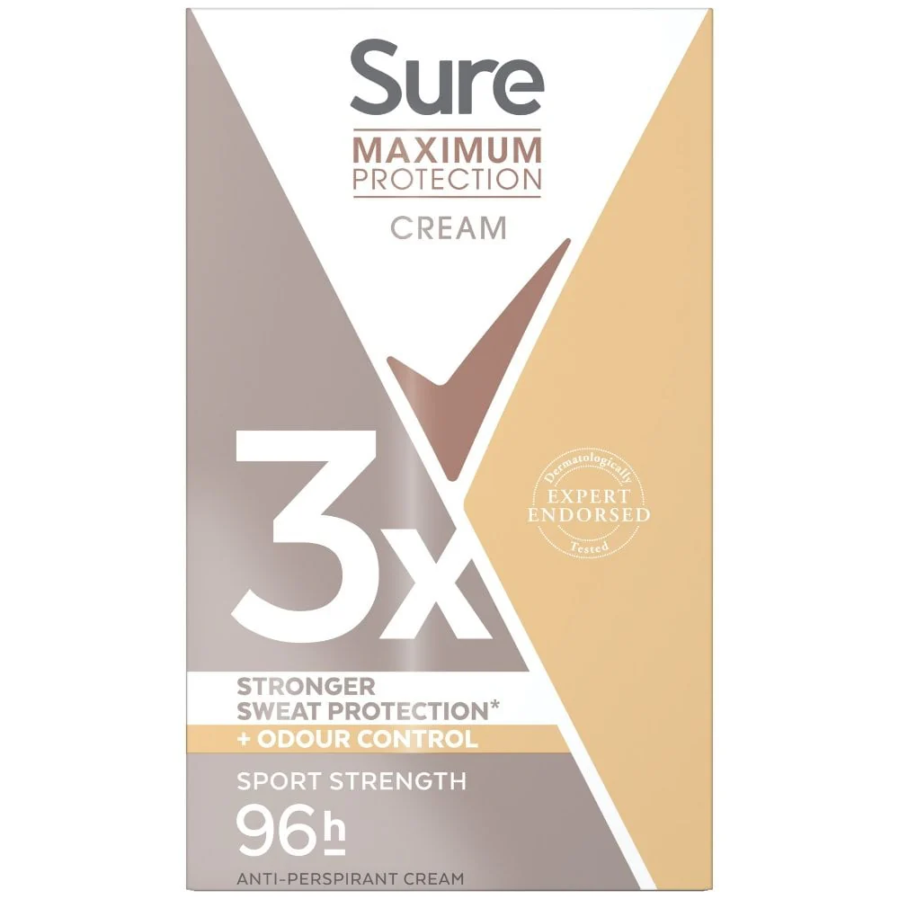 Sure Maximum Protection 96h Sport Strength Anti-Perspirant Deodorant Stick 45ml