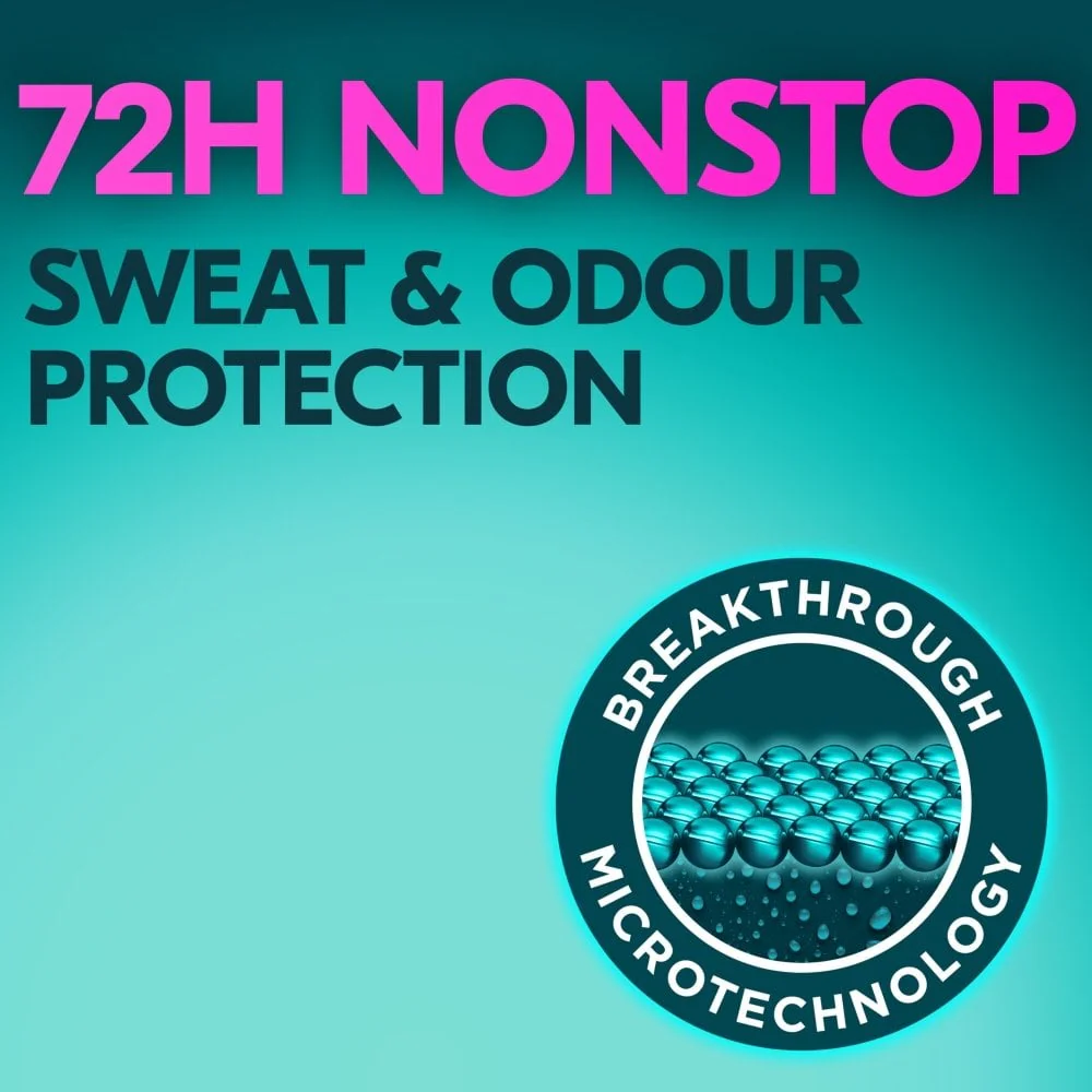 Sure Nonstop Protection 72h Cotton Dry Anti-Perspirant Deodorant Roll-On 50ml - Image 3