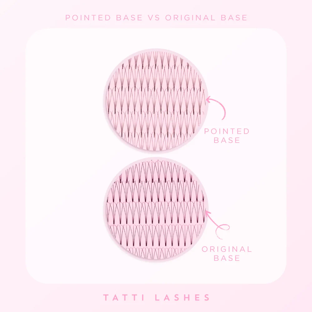 Tatti Lashes 11mm D Curl Pre-Fanned Russian Volume 3D Individual Lashes Black - Image 3