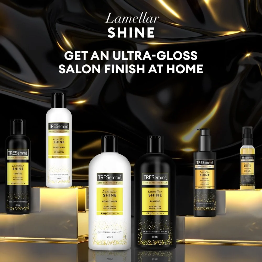 TRESemme Lamellar Shine Ultra Gloss Leave-In Cream Serum 200ml - Image 6