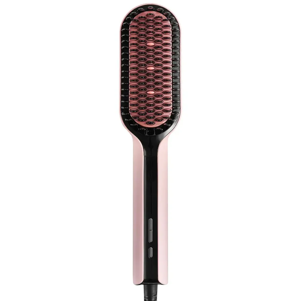 TYMO iONIC Plus Hair Straightener Brush Pink