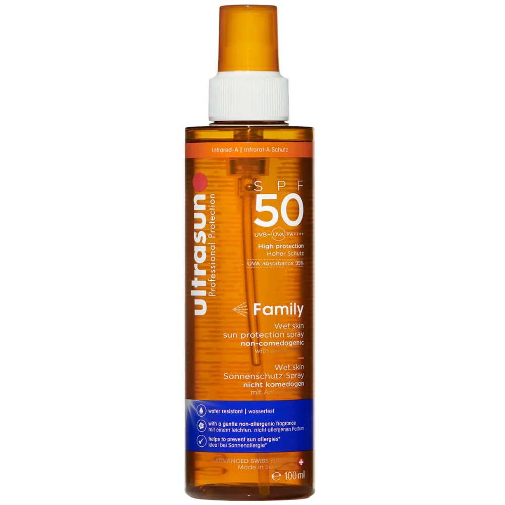 Ultrasun Family Wet Skin Sun Protection Spray PA++++ SPF50 200ml