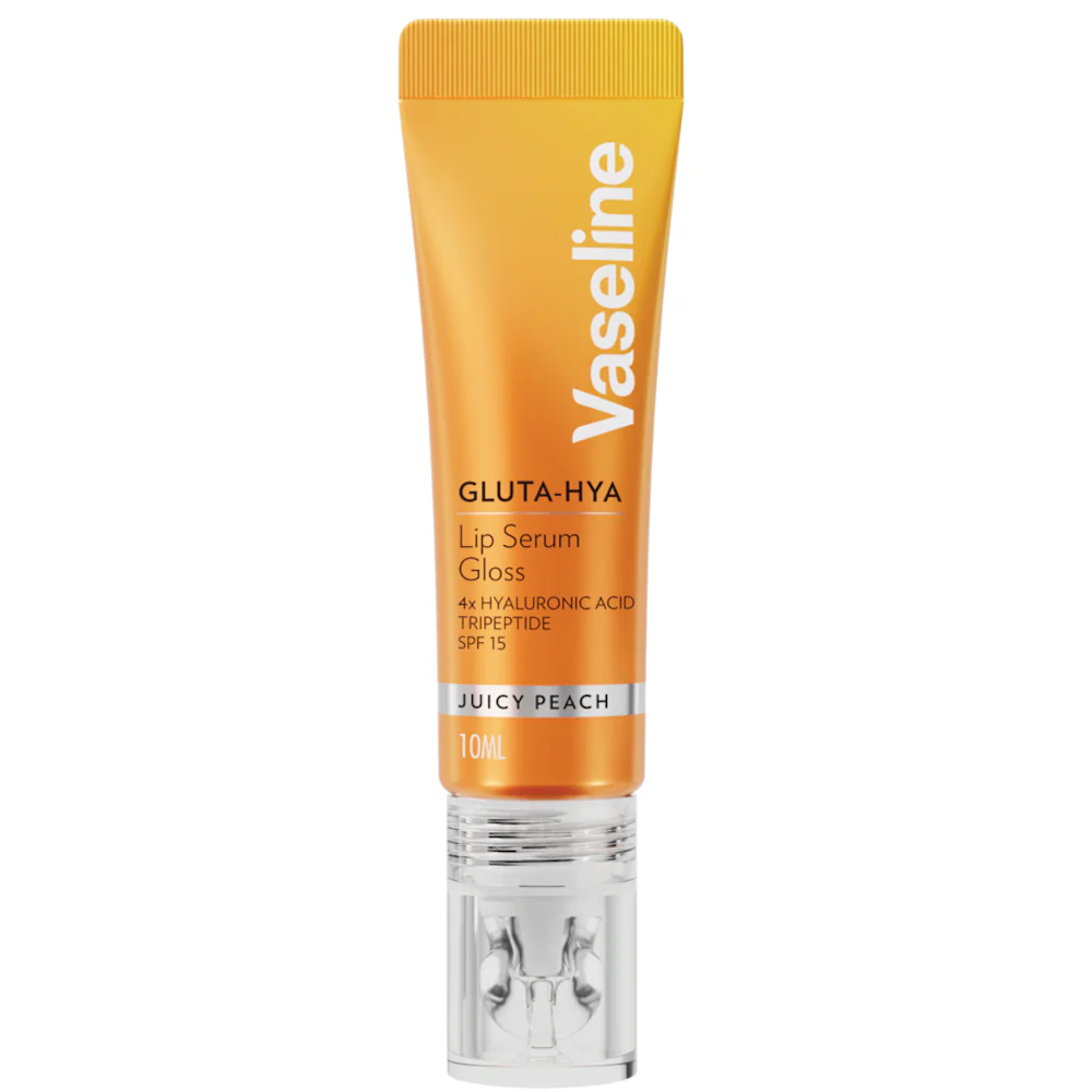Vaseline Gluta-Hya Lip Serum Gloss Juicy Peach 10ml