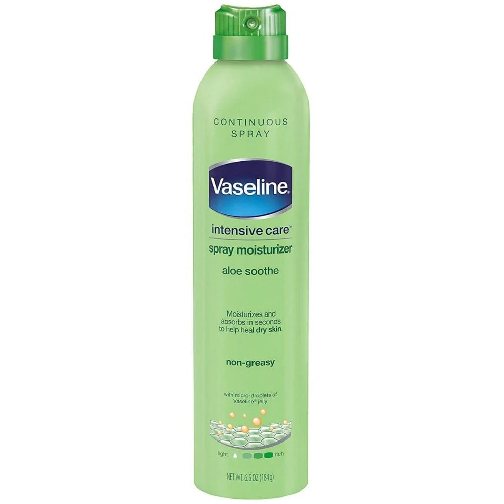 Vaseline Intensive Care Aloe Soothe Continuous Spray Body Lotion 190ml