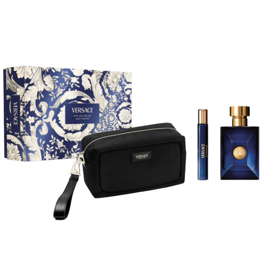 Versace Dylan Blue Pour Homme Eau De Toilette Gift Set 100ml