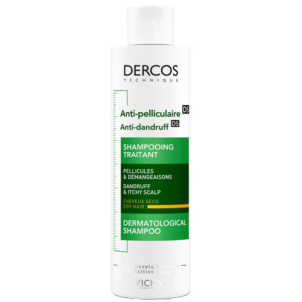 Vichy Dercos Anti-Dandruff DS Dermatological Shampoo For Dry Hair 200ml & Hair & Scalp Dermatological Conditioner 200ml Twin - Image 2