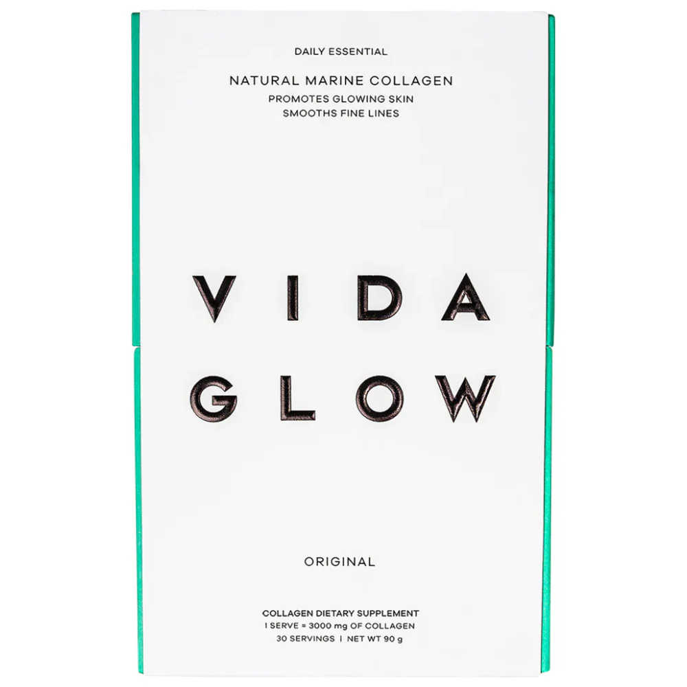 Vida Glow Natural Marine Collagen Supplement Original Sachets x30