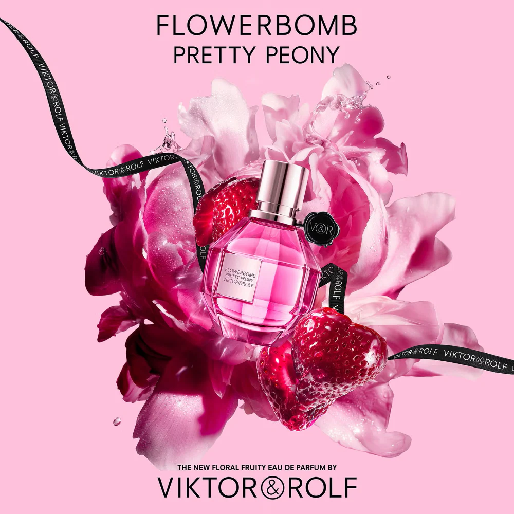 Viktor & Rolf Flowerbomb Pretty Peony Eau De Parfum 30ml - Image 4