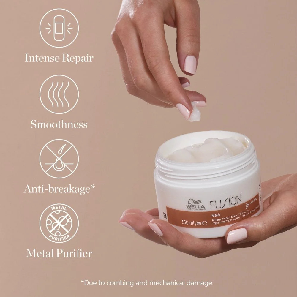 Wella Professionals Fusion Intense Repair Mask 150ml - Image 7