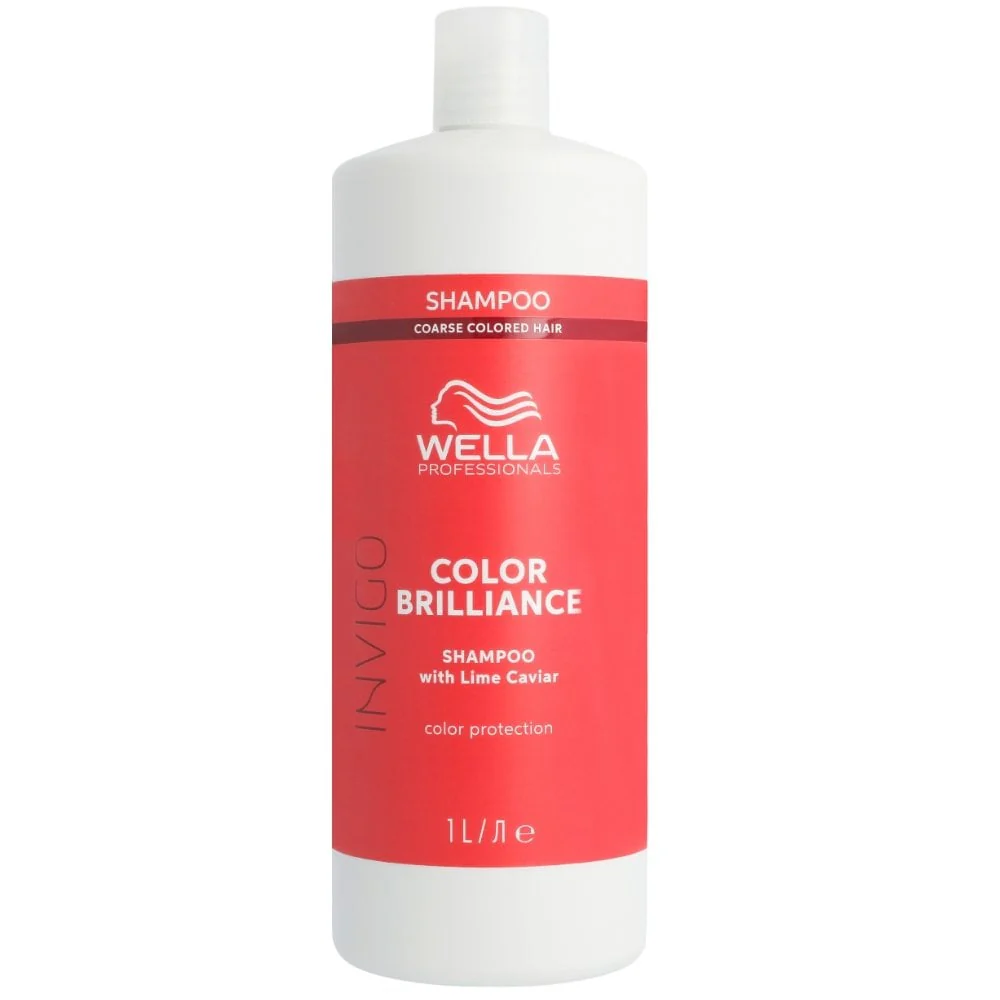 Wella Professionals Invigo Brilliance Vibrant Colour Shampoo for Fine/Normal Hair Shampoo & Conditioner Twin 2 x 1000ml - Image 2