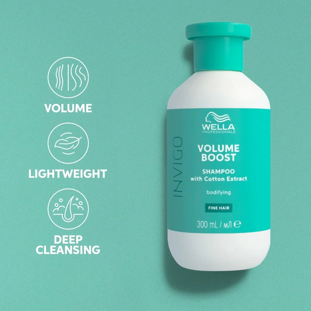 Wella Professionals Invigo Volume Boost Bodifying Shampoo 1000ml - Image 3