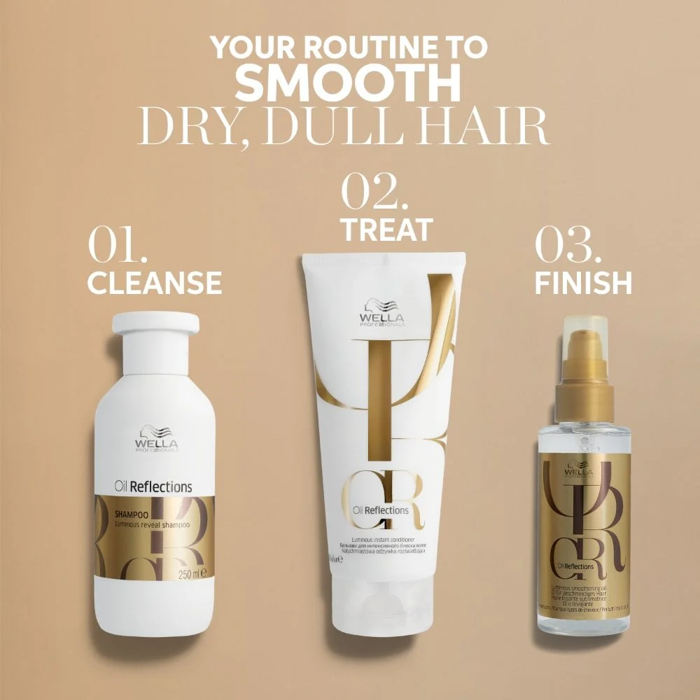 Wella Professionals Oil Reflections Luminous Reveal Shampoo 250ml & Conditioner 200ml Twin - Image 4