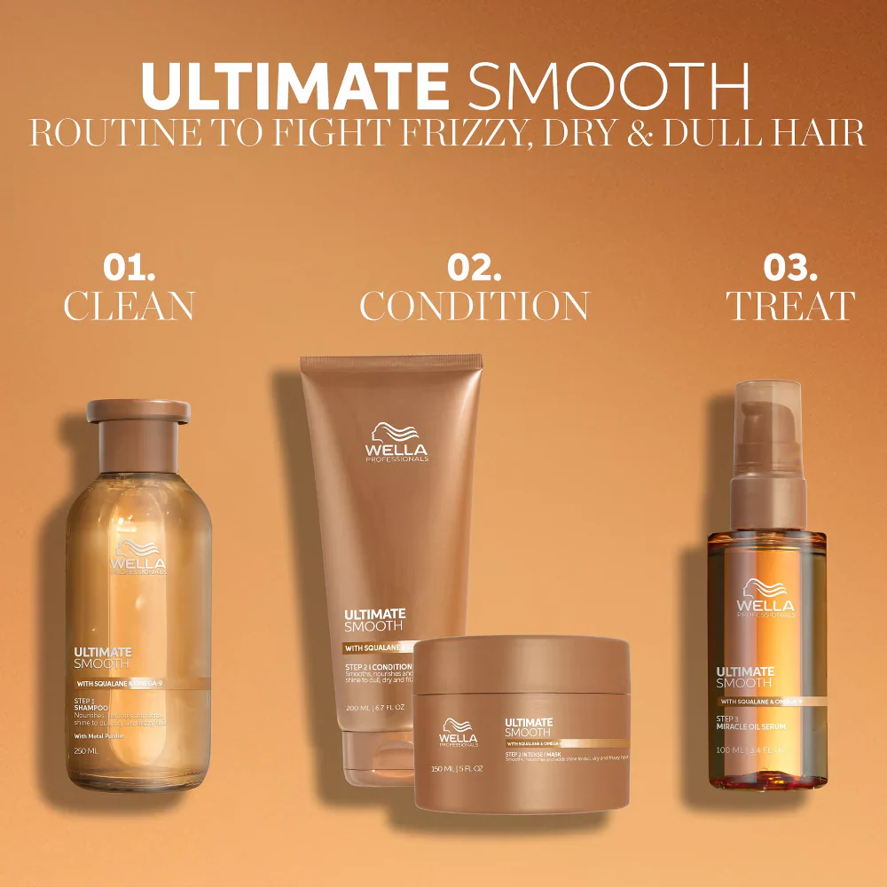 Wella Professionals Ultimate Smooth Miracle Oil Serum 100ml - Image 4