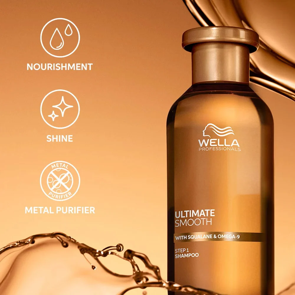 Wella Professionals Ultimate Smooth Shampoo 100ml - Image 3