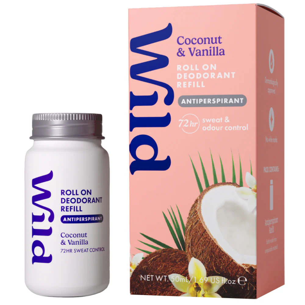 Wild Coconut & Vanilla Antiperspirant Deodorant Roll-On Refill 50ml