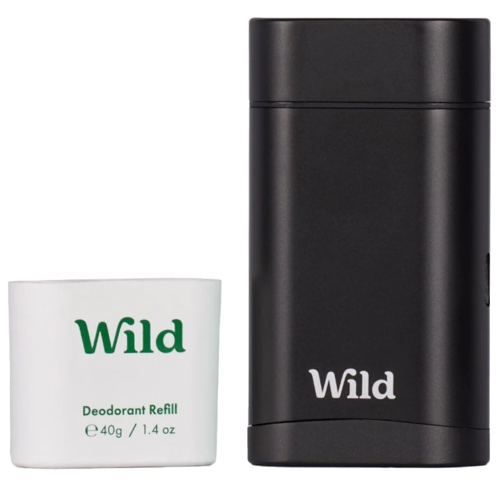Wild Men's Cotton & Sea Salt Deodorant Starter Pack