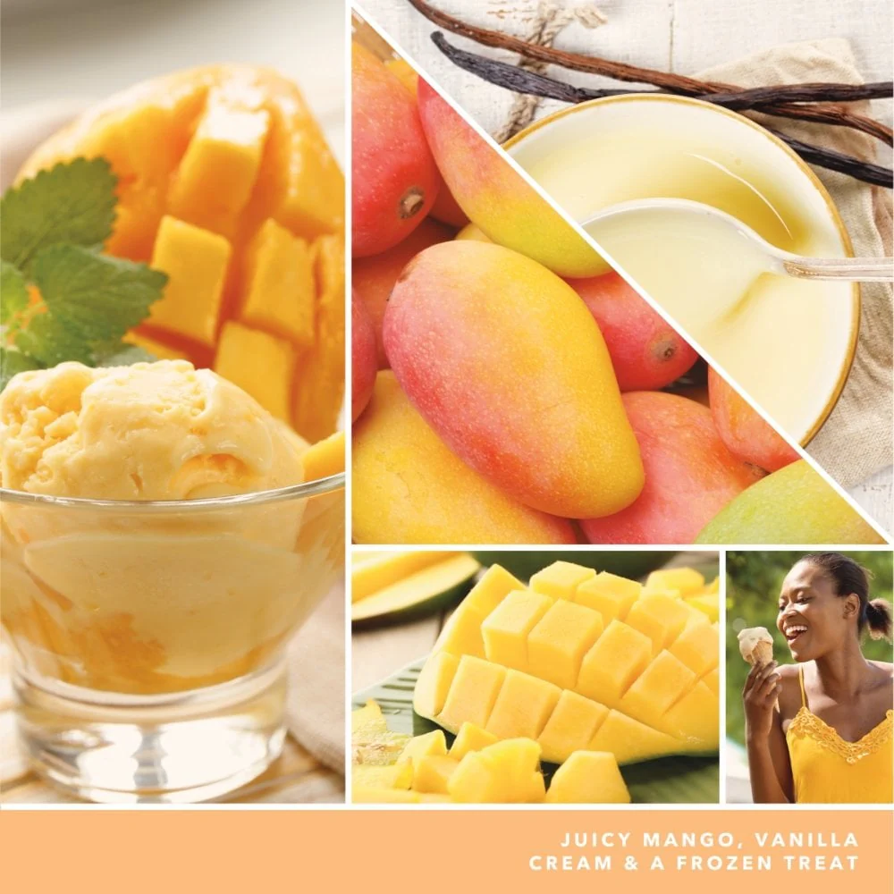 Yankee Candle Mango Ice Cream Large Signature Jar Candle - Image 3